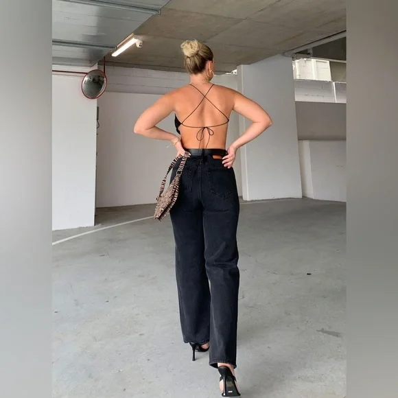 Princess Polly JULIA TOP BLACK - Picture 2 of 11